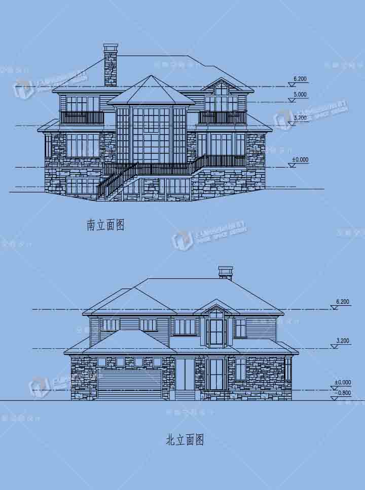 歐式農村別墅立面圖.jpg