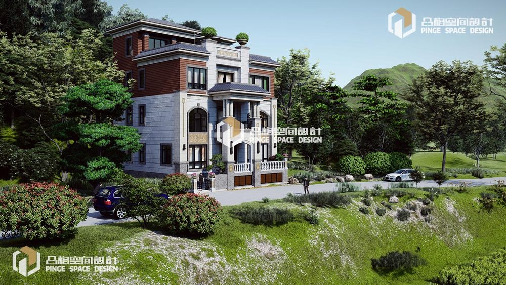 廣西歐式別墅建筑設計（品格2004）側面2.jpg