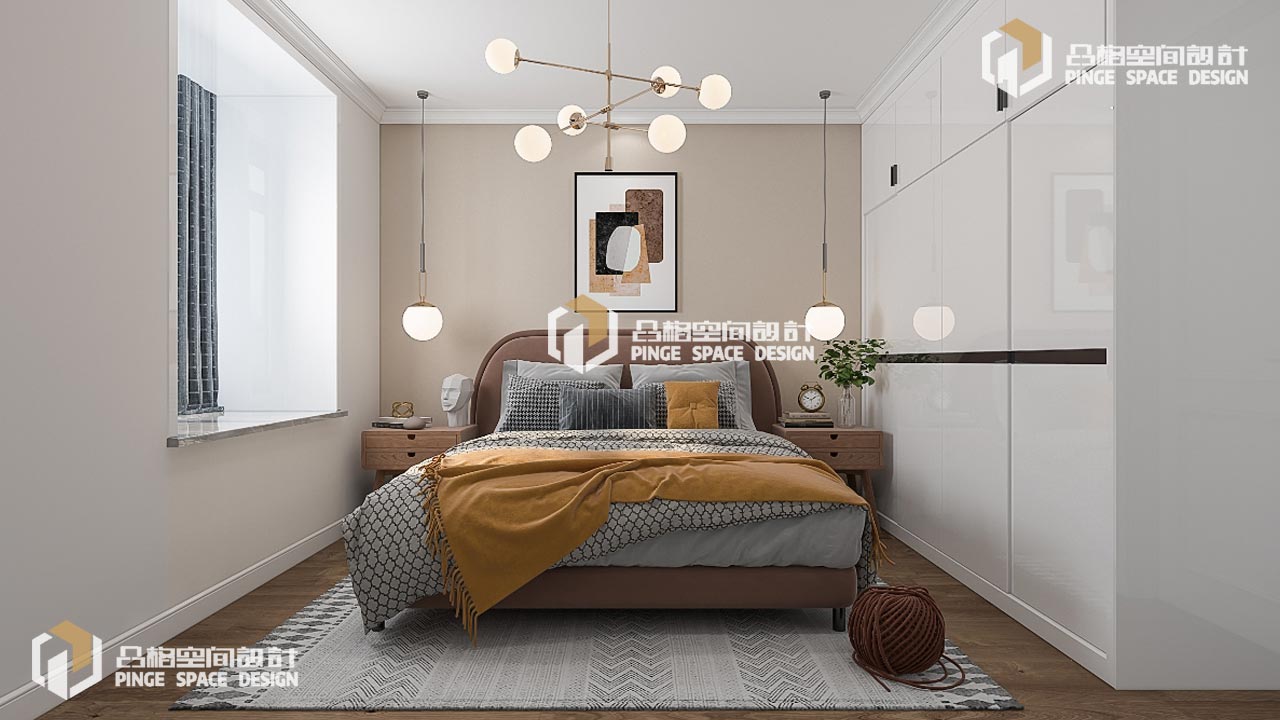 江西現代家裝室內設計（品格1908）主臥.jpg
