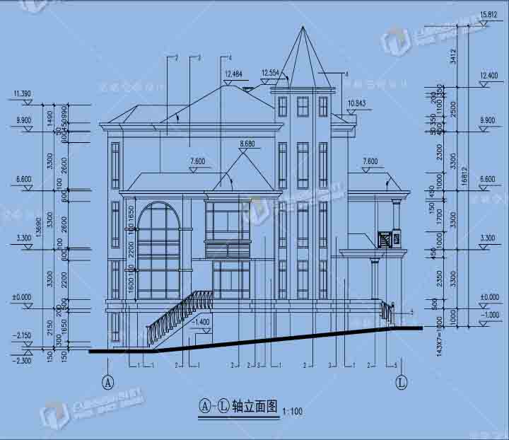 農村簡歐別墅立面圖.jpg