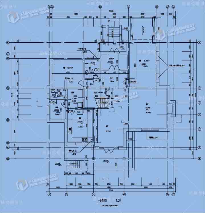 農村美式建筑一層平面.JPG