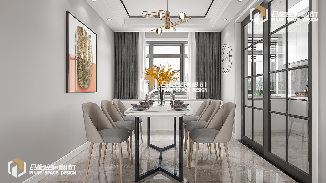 江西現代家裝室內設計（品格1908）餐廳.jpg