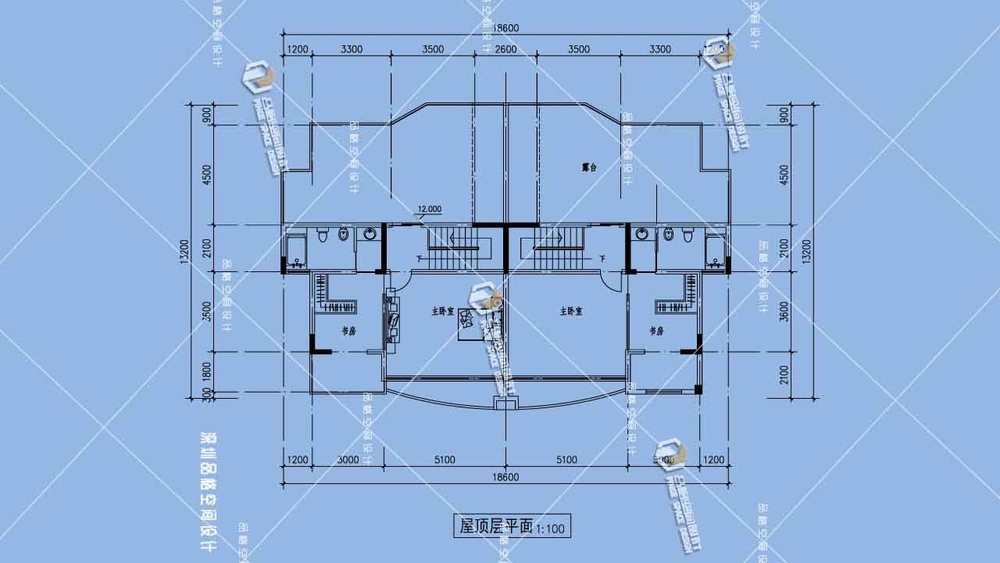現代聯排別墅屋頂平面.jpg