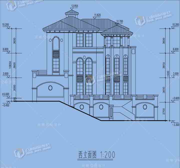 農村歐式別墅立面.JPG