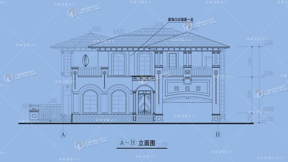 農村傳統歐式建筑立面圖.jpg