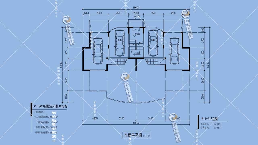 現(xiàn)代聯(lián)排別墅地下室平面.jpg