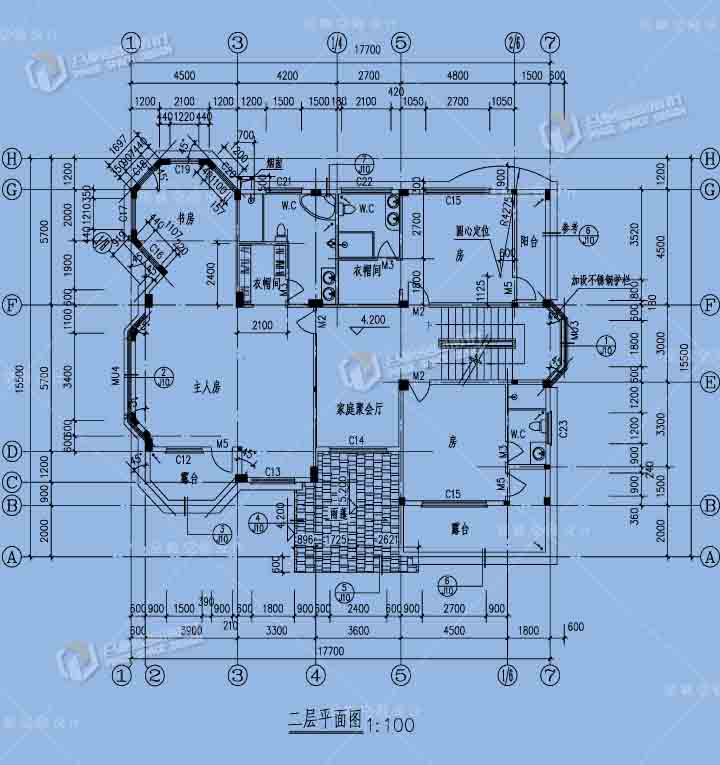 農村歐式別墅二層平面圖.jpg